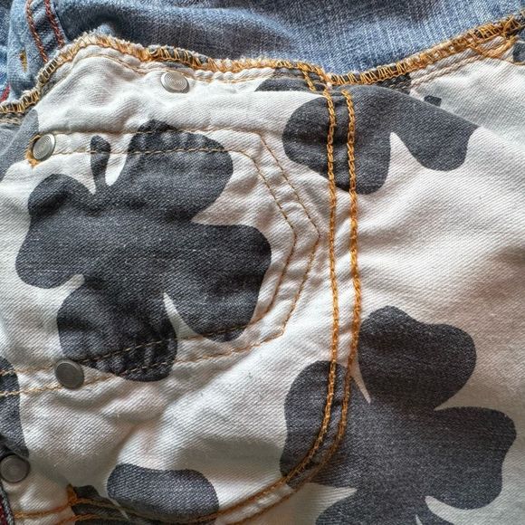 Vintage 90’s Y2K Lucky Brand Jeans Dungarees Bootcut  Style Size 32 - Picture 9 of 9